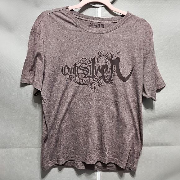 ⭕️Quiksilver Heathered Brown Men's Tee - Picture 1 of 4